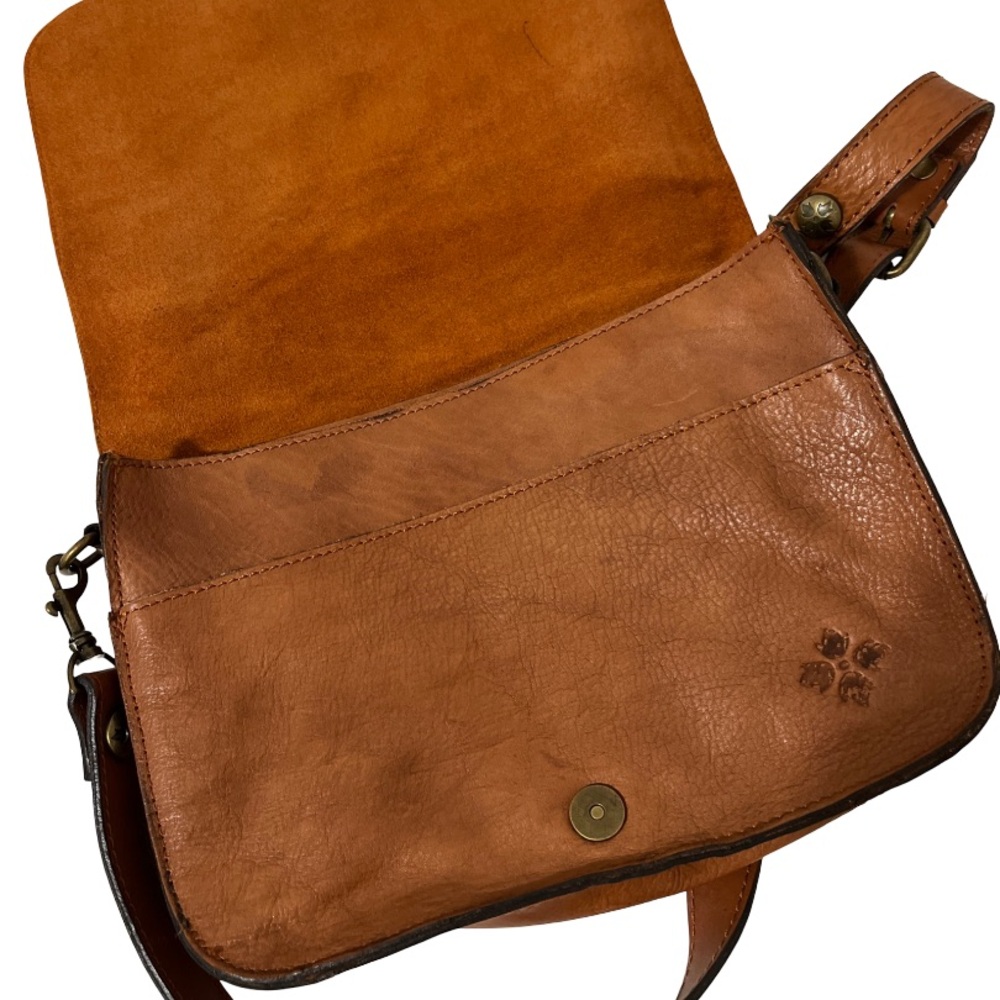 Patricia Nash Brown Leather Shoulder Bag Tooled Leather Purse GUC - Picture 3 of 8